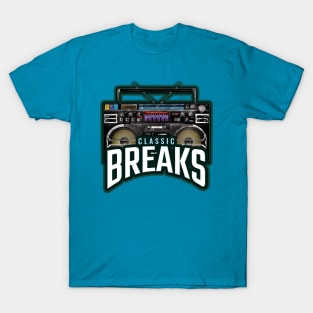 BREAKS  - Classic Boombox T-Shirt